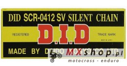 DID ŁAŃCUSZEK ROZRZĄDU SCR0412SV-112 (112-OGNIW) ZAKUTY (ZAMKNIĘTY)