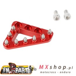FM-PARTS STOPKA DŹWIGNI HAMULCA TYLNEGO (SZEROKA) BETA RR/XTRAINER KOLOR CZERWONY