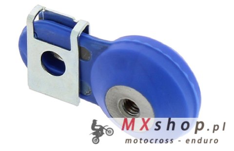 M.C. MOCOWANIE (WIESZAK, SILENTBLOCK) TUBY REZONANSOWEJ (DYFUZORA) KTM / HUSQVARNA / BETA ( 1 SZT. ) KOLOR NIEBIESKI