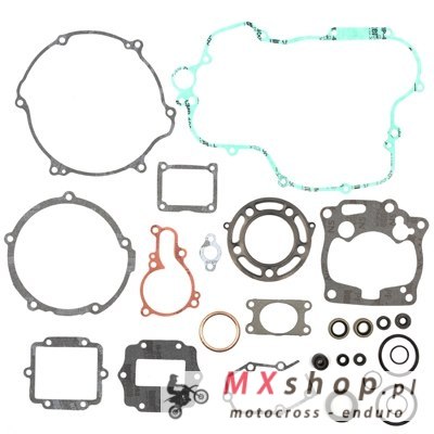 PROX KOMPLET USZCZELEK Z KOMPLETEM USZCZELNIACZY SILNIKOWYCH KAWASAKI KX 125 '01-'02