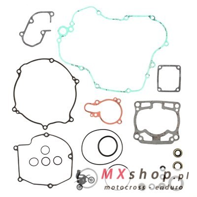 PROX KOMPLET USZCZELEK Z KOMPLETEM USZCZELNIACZY SILNIKOWYCH KAWASAKI KX 125 '03-'08