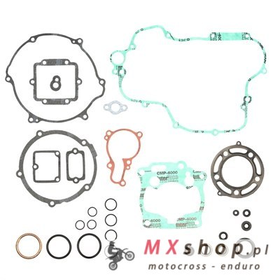 PROX KOMPLET USZCZELEK Z KOMPLETEM USZCZELNIACZY SILNIKOWYCH KAWASAKI KX 125 '95-'97