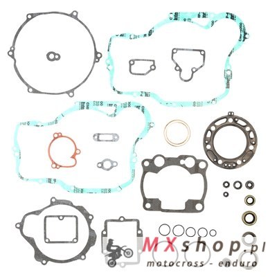 PROX KOMPLET USZCZELEK Z KOMPLETEM USZCZELNIACZY SILNIKOWYCH KAWASAKI KX 250 '93-'03