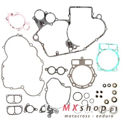 PROX KOMPLET USZCZELEK Z KOMPLETEM USZCZELNIACZY SILNIKOWYCH KTM SX 450 03-06, SX / EXC 520 '00-'02, SX / EXC 525 '02-'07
