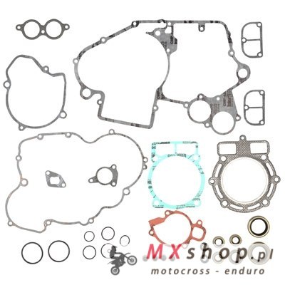 PROX KOMPLET USZCZELEK Z KOMPLETEM USZCZELNIACZY SILNIKOWYCH KTM SX / EXC 400 '00-'02, EXC 450 '03-'07