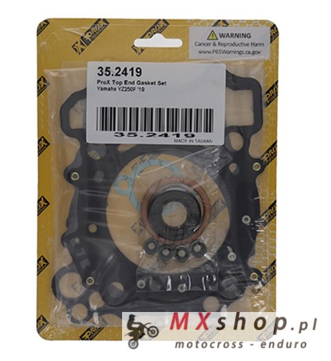 PROX USZCZELKI TOP-END YAMAHA YZF 250 '19-'24, WRF 250 '20-'24 (WR250F,YZF250)