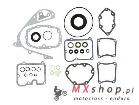 ATHENA KOMPLET USZCZELEK SKRZYNI BIEGÓW Z USZCZELNIACZAMI HARLEY DAVIDSON EVO 1340 FL/FLT/FX/FXR 4-5 BIEGÓW '84-'92