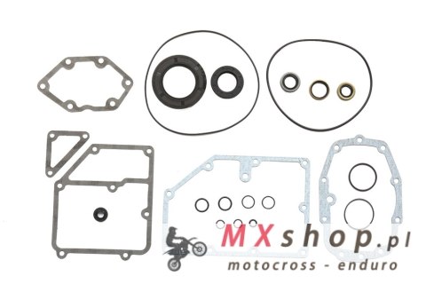 ATHENA KOMPLET USZCZELEK SKRZYNI BIEGÓW Z USZCZELNIACZAMI HARLEY DAVIDSON EVO 1340 SOFTAIL / DYNA '91- (OEM:33031-91)