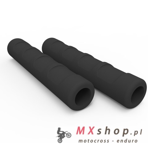 OXFORD PIANKOWE NAKŁADKI ZMIĘKCZAJĄCE (PARA) NA DŹWIGNIE SPRZĘGŁA I HAMULCA KOLOR CZARNY (ZAWIERA KLEJ) (KOMPLET) (STARY KOD: OX