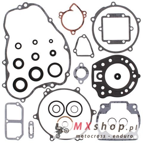 WINDEROSA (VERTEX) KOMPLET USZCZELEK Z USZCZELNIACZAMI SILNIKOWYMI KAWASAKI KDX200 89-94