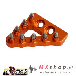 FM-PARTS STOPKA DŹWIGNI HAMULCA TYLNEGO (SZEROKA) KTM/HUSQVARNA KOLOR POMARAŃCZOWY