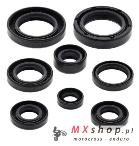 WINDEROSA (VERTEX) KOMPLET (ZESTAW) USZCZELNIACZY SILNIKOWYCH SUZUKI RM125(RM 125) 86-88