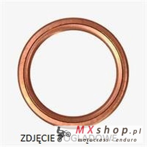 ATHENA USZCZELKA (PODKŁADKA MIEDZIANA) KOLANKA WYDECHOWEGO KAWASAKI KX 100 '98-'13, KX 80 '98-'00, KX 85 '01-'18 (34X39X1,5MM) (