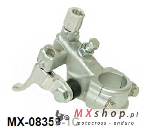 PSYCHIC UCHWYT DŹWIGNI SPRZĘGŁA HONDA CRF 250/450 '04-'09 KOLOR SREBRNY Z DŹWIGNIĄ DEKOMPRESATORA (OEM: 53172-MEN-670)