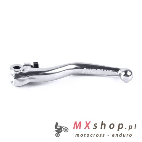 AWORKX DŻWIGNIA SPRZĘGŁA (BRAKTEC) GASGAS EC/EC-F '21-, HUSQVARNA TE/FE '22- KOLOR SREBRNY