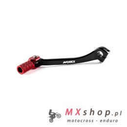 AWORKX DŹWIGNIA ZMIANY BIEGÓW HONDA CRF 250 '18- , CRF 450 '17- KOLOR CZARNY (CZERWONA KOŃCÓWKA)