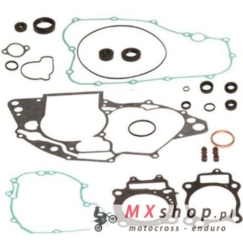 PROX KOMPLET USZCZELEK Z KOMPLETEM USZCZELNIACZY SILNIKOWYCH KAWASAKI KX 100 '14-'21; KX 112 '22-'23