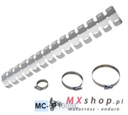 PSYCHIC OSŁONA DYFUZORA SREBRNA ANODYZOWANA DŁ. 61 CM, SZER. 8 CM