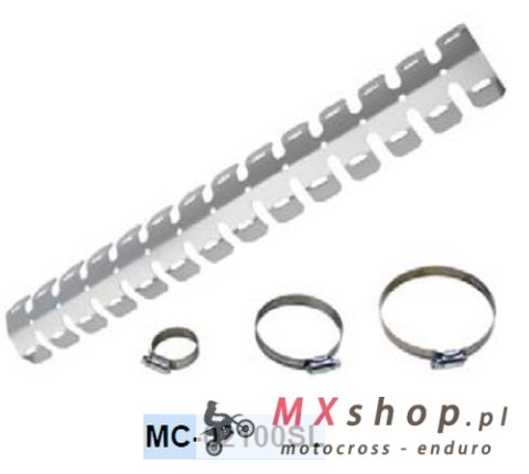 PSYCHIC OSŁONA DYFUZORA SREBRNA ANODYZOWANA DŁ. 61 CM, SZER. 8 CM