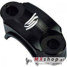 SCAR RACING UNIWERSALNA OBEJMA UCHWYT DŹWIGNI HAMULCA, SPRZĘGŁA KOLOR CZARNY