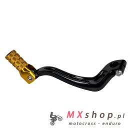 ACCEL DŹWIGNIA ZMIANY BIEGÓW BETA RR 125/250/300/350/390/430/498 '13-'24 ALUMINIOWA KOLOR CZARNY, KOŃCÓWKA ZŁOTA