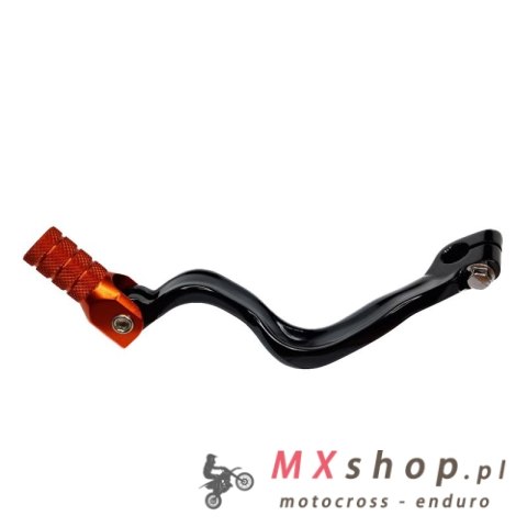 ACCEL DŹWIGNIA ZMIANY BIEGÓW KTM SX 65 '98-'08 ALUMINIOWA KOLOR CZARNY KOŃCÓWKA POMARAŃCZOWA (SX65) (46034031200)