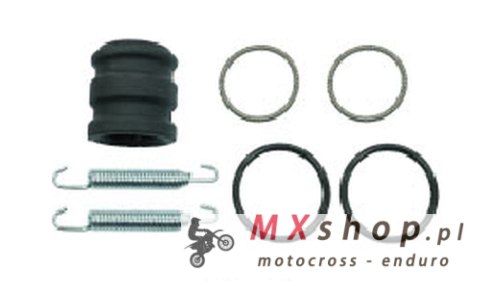 ACCEL ZESTAW USZCZELNIEŃ WYDECHU 2T (SPRĘŻYNY, ORINGI I TULEJA GUMOWA) YAMAHA YZ 125 '01-, YZ 125X '20-,