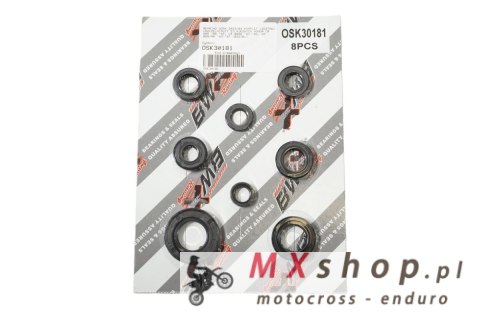 BEARING WORX KOMPLET (ZESTAW) USZCZELNIACZY SILNIKOWYCH HONDA CR 80R '86-'02, CR 80RB '97-'02, CR 85R/RB '03-'07 (822181)