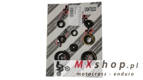 BEARING WORX KOMPLET (ZESTAW) USZCZELNIACZY SILNIKOWYCH KAWASAKI KX 250F '04-'05, (KXF250) SUZUKI RMZ 250 '04-'06 (822223)