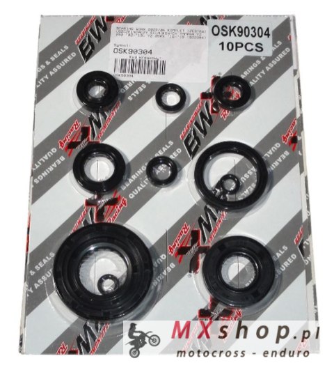 BEARING WORX KOMPLET (ZESTAW) USZCZELNIACZY SILNIKOWYCH YAMAHA YZ 250 '02-'19, YZ 250X '16-'19 (822304)