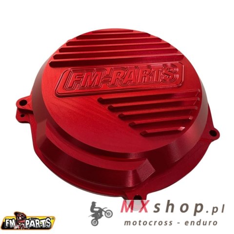 FM-PARTS POKRYWA SPRZEGŁA (DEKIEL) WZMACNIANA CNC 6082 ALUMINIUM BETA RR 250/300 '20-'23; X-TRAINER 250/300 '20-'23 KOLOR CZERWO