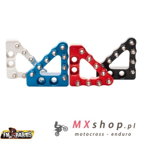 FM-PARTS STOPKA DŹWIGNI HAMULCA TYLNEGO (SZEROKA) SHERCO SE/SEF '13-'24 KOLOR CZARNY