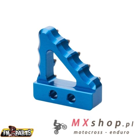FM-PARTS STOPKA DŹWIGNI HAMULCA TYLNEGO (SZEROKA) SHERCO SE/SEF '13-'24 KOLOR NIEBIESKI
