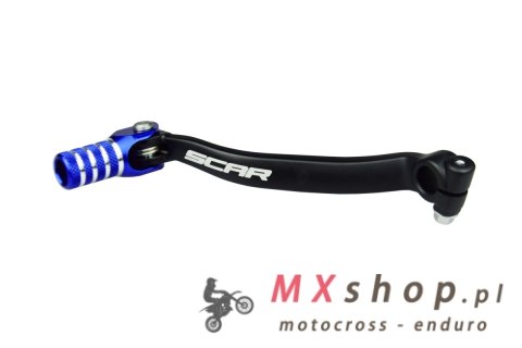 SCAR RACING DŹWIGNIA ZMIANY BIEGÓW KAWASAKI KX 250 '19-'25, KX 250F '09-'18, KX 250X '21-'25 KOLOR CZARNY/NIEBIESKI