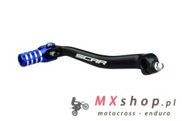 SCAR RACING DŹWIGNIA ZMIANY BIEGÓW KAWASAKI KX 450 '19-'25, KX 450F '16-'18, KX 450X '21-'25 KOLOR CZARNY/NIEBIESKI