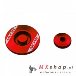 SCAR RACING KORKI INSPEKCYJNE SILNIKA HONDA CRF 250R '18-'25, CRF 250RX '19-'25, CRF 250F '19-'25 KOLOR CZERWONY