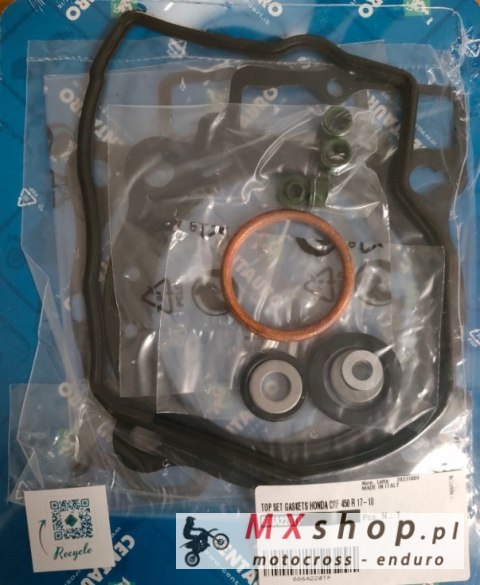 CENTAURO USZCZELKI TOP-END HONDA CRF 450 R '17-'18 (Z USZCZELKĄ POKRYWY ZAWOROWEJ)