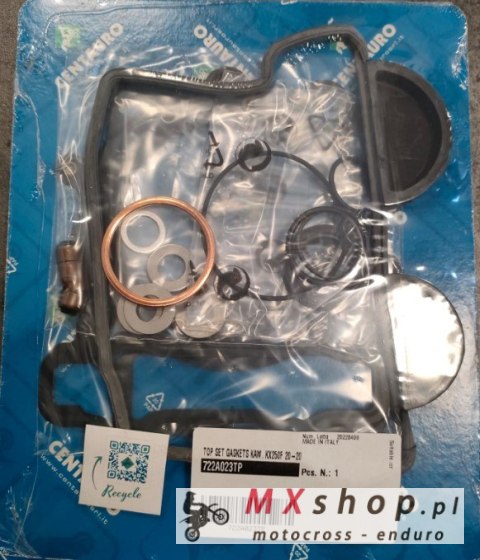 CENTAURO USZCZELKI TOP-END KAWASAKI KXF 250 '20-'23 , KX 250 '20-'23 (Z USZCZELKĄ POKRYWY ZAWOROWEJ)