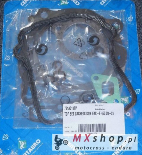 CENTAURO USZCZELKI TOP-END KTM EXCF EXC-F 450 '20-'23 , EXC-F 500 '20-'23 , HUSQVARNA FE 450 '20-'23 , FE 501 '20-'23 (Z USZCZEL