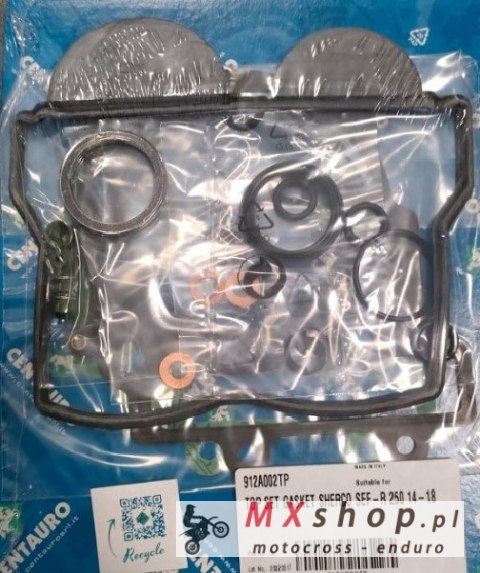 CENTAURO USZCZELKI TOP-END SHERCO SEF-R 250 4T '14-'18 (Z USZCZELKĄ POKRYWY ZAWOROWEJ)