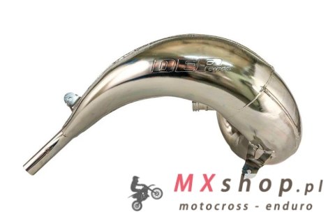 DEP PIPES ARMOURED DYFUZOR/KOMORA/TUBA REZONANSOWA NIKLOWANA (FRONT EXHAUST PIPE NICKEL): SHERCO 250/300 FACTORY '18-. RACE '19-