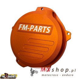 FM-PARTS POKRYWA SPRZEGŁA (DEKIEL) WZMACNIANA CNC 6082 ALUMINIUM KTM / HUSQVARNA / GAS GAS 250/300 '24 TBI KOLOR POMARAŃCZOWY
