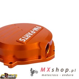 FM-PARTS POKRYWA SPRZEGŁA (DEKIEL) WZMACNIANA CNC 6082 ALUMINIUM KTM / HUSQVARNA / GAS GAS 250/300 '24 TBI KOLOR POMARAŃCZOWY