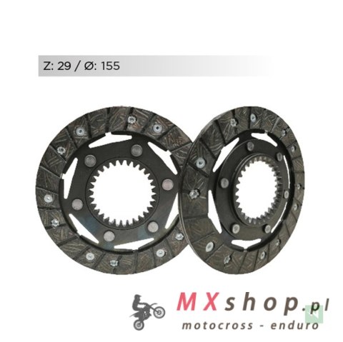 NEWFREN TARCZE SPRZĘGŁOWE MOTO GUZZI T3 850 '79-'85; T5 CIVILE 850 '84-'87; T5 POLIZIA 850 '88-'93; COLIFORNIA II/III 1000 '81-'