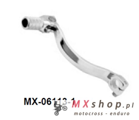 PSYCHIC DŹWIGNIA ZMIANY BIEGÓW HONDA CR 125 '83-'07 (OEM: 24700-K24-J10) (KUTE ALUMINIUM) KOLOR SREBRNY (ANODOWANY)