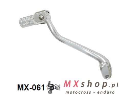 PSYCHIC DŹWIGNIA ZMIANY BIEGÓW KAWASAKI KX 125 '03-'05 (OEM: 13156-1493) (KUTE ALUMINIUM) KOLOR SREBRNY (ANODOWANY)