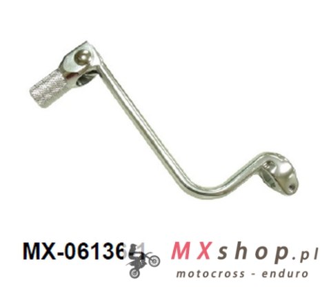 PSYCHIC DŹWIGNIA ZMIANY BIEGÓW KAWASAKI KLX 110 '05-'11, SUZUKI DRZ 110 '05-'08 (OEM: 13156-0039) (KUTE ALUMINIUM) KOLOR SREBRNY
