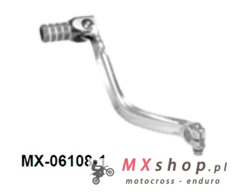 PSYCHIC DŹWIGNIA ZMIANY BIEGÓW SUZUKI RM 250 '94-'08 (OEM: 25600-37F20) (KUTE ALUMINIUM) KOLOR SREBRNY (ANODOWANY)