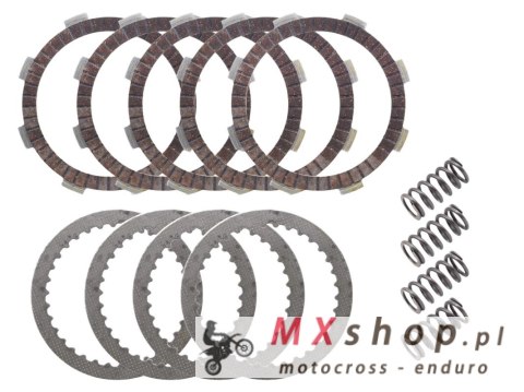 PSYCHIC TARCZE, PRZEKŁADKI I SPRĘŻYNY SPRZĘGŁOWE (KOMPLET) HONDA CRF 150 F '06-'16 (DRC181)