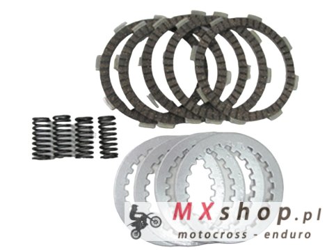 PSYCHIC TARCZE, PRZEKŁADKI I SPRĘŻYNY SPRZĘGŁOWE (KOMPLET) HONDA XR 200 '80-'84, XR 200 R '81-'83, '86-'02 (DRC91)